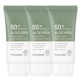 Fruit Country (현대Hmall)알로에 모이스처 선크림 50ml 3개 / SPF50+ PA++++ (Hyundai Hmall) Aloe Moisture Sun Cream 50ml 3 Pack / SPF50+ PA++++
