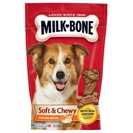 Milk-Bone Soft & Chewy Chicken Recipe Dog Treats, 5.6-Ounce (Pack Of 5)