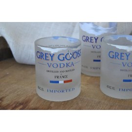 The Winey Guys 2 Grey Goose Rocks Drinking Glasses