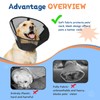 Supet Soft Dog Cone Collar for Small Dogs, Comfortable Mesh