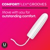 U by Kotex Click Compact Multipack Tampons, Regular/Super Absorbency, Unscented,