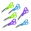 Bloom Household Stainless Steel Blades Shears (Six Count, Assorted Colors)