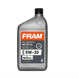 Unbranded FRAM 5W-30 Full Synthetic Motor Oil: 1 Quart