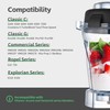 Twisvo 48 oz Container Compatible with Vitamix E310, E320, 5200,