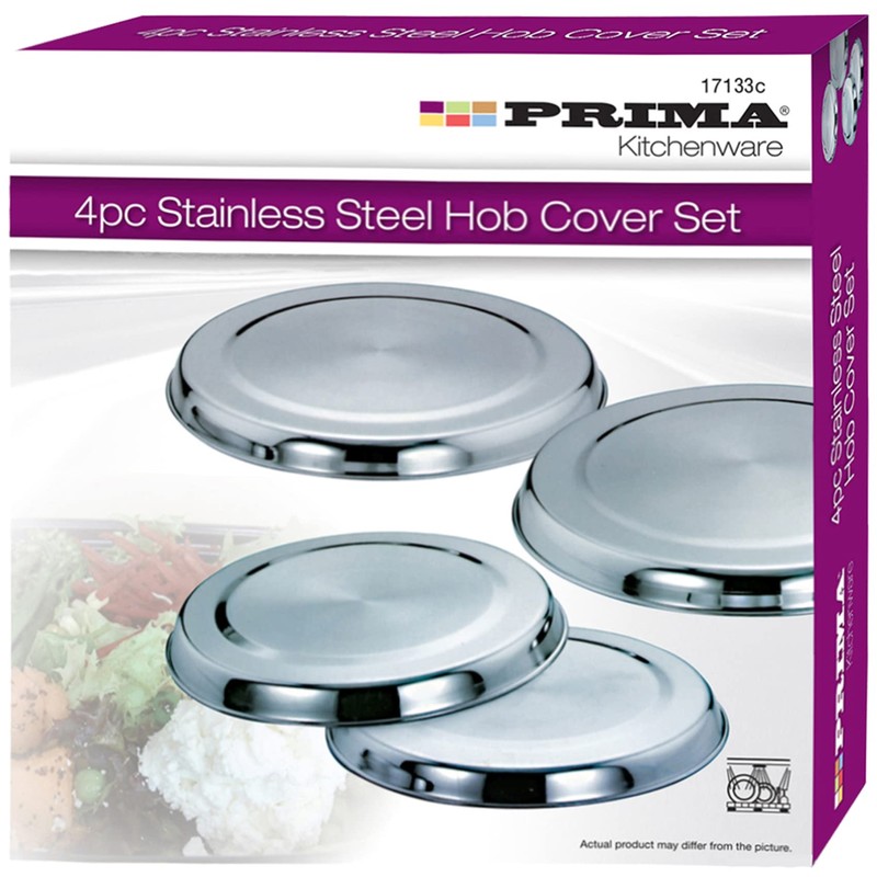 4 Pcs Stainless Steel Hob Cover Set | Stove |