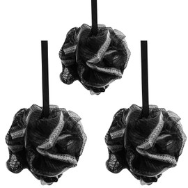 Bath Sponge [Pack of 3] Shower Sponge, Exfoliating Glove, Bath Brush, Exfoliating Sponge, Loofah Sponge