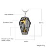 PikaLF Anubis Necklace for Men, Ankh Cross Necklace, Egyptian Anubis