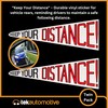 Tek Automotive Keep Your Distance Sticker – Twin Pack 21.7