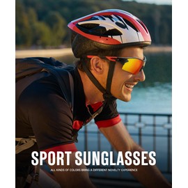 NSSIW Sunglasses-Men Polarized Sports Mens-Sunglasses: Running Sun Glasses Men Women Polarized UV Protection for Cycling