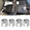2 Pairs Car Battery Post Terminal Shim, Pure Lead Anode