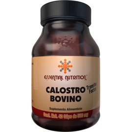 Essential Nutrition, Calostro Bovino 40 Cápsulas de 500 mg