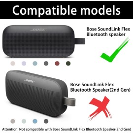 For Bose Soft Silicone Case Replacement for Bose SoundLink Flex Bluetooth Portable