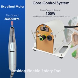 100w Rotary Tool Kit,Rotary Multi Tool Kit with 115 Accessories for Craft Projects and DIY,Carving, Drilling, Sanding, Polishing, Jewelry Making (115Pcs Power Rotary Tool Kit)