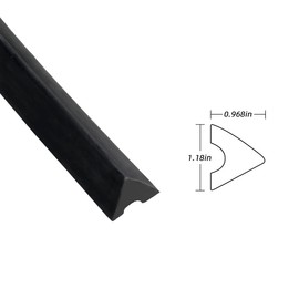 Scott Edward Billiards K66 Rubber Bumpers Pool Table Rail Cushions (Set of 6) Bumpers Replacement Bumpers Accessories- 7/8/9 Feet and Billiard Pool Table Cushion Facings Set of 12-3mm/0.12in