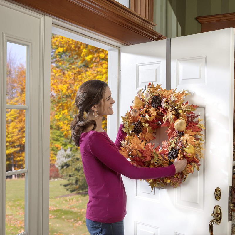 Haute Decor Adapt Adjustable Length Wreath Hanger - 2PACK -