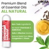 Z!NGHA Natural Aromatherapy Nasal Inhaler Stick for Sinus Relief, Focus