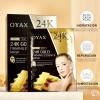 Mascarilla Facial Oro 24k Acido Hialuronico Reafirmante 10pz