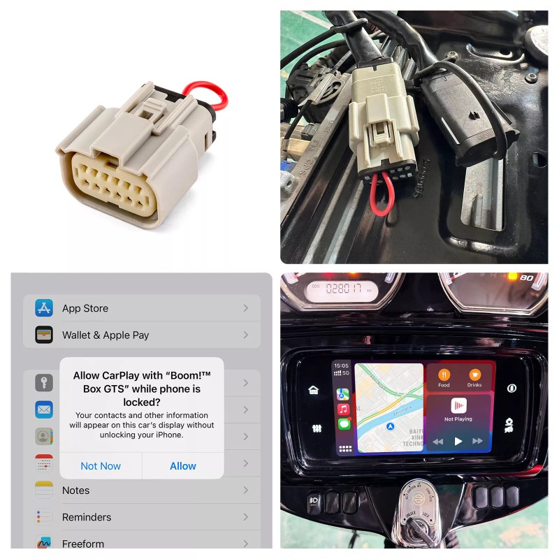 SI Apple CarPlay Jumper Fit For 2019-2023 Harley Road Glide