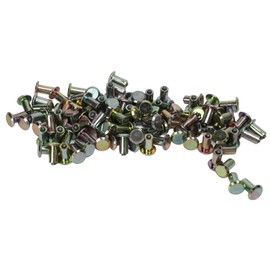 TOPINCN 100-Piece Tire Spikes and Bolts Kit, 9mm Traction Studs, for Snow, Off-Road Vehicles, ATV, UTV, Forklift