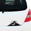 Peeking Monster Car Sticker, Vinyl Decal Car Sticker, Car Window