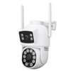 Dual Lens Security Camera 360° Pan Tilt Wireless Surveillance Camera