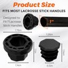 MaiTianna 2 Pack Lacrosse Stick End Caps, Sliding Butt End