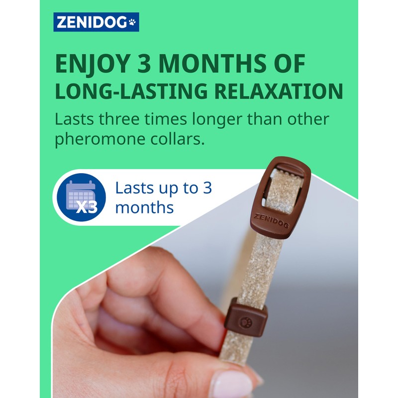 Zenidog Collar for Small Dogs | Calming Pheromones | Reduces