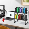 3D Printer Filament Storage Rack，2 Tiers Metal Filament Rack,Holds 12