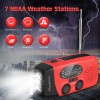 iRonsnow Solar Hand Crank Weather Radio AM/FM NOAA, LED, SOS,