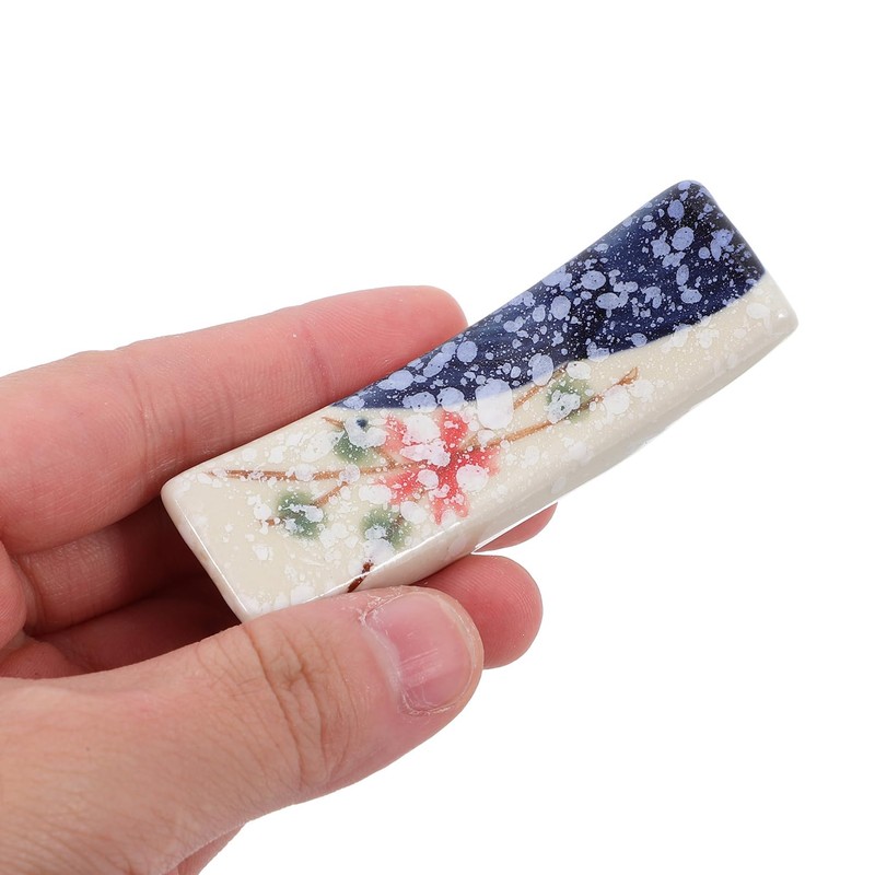 ULTECHNOVO Cute Chopstick Rests 4 Pack Ceramic Chopstick Holders Dining