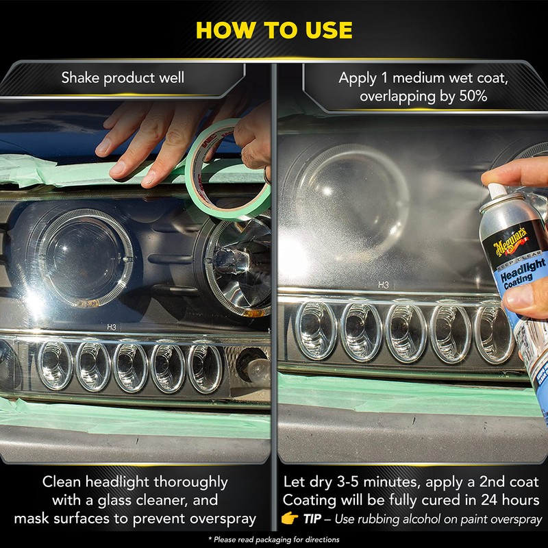 Meguiar's Keep Clear Headlight Coating, Maintain Like-New Clarity of Your