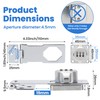 TOKCKYBL Keyless Cabinet Lock with Combination Code - 3-Digit Password