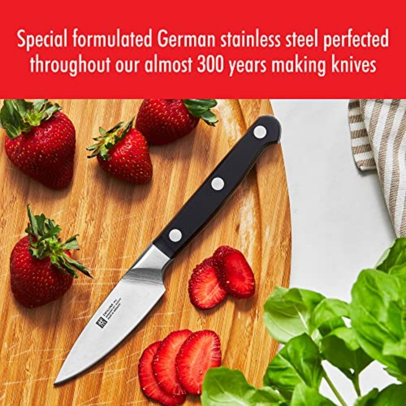 ZWILLING J.A. Henckels 3" Paring Knife, 3", Black