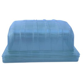 Bramley & Sage Half-Size Clear Plastic Propagator Lids (Set of 6)