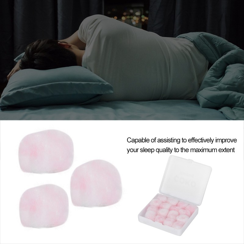 Wax Cotton Noise Reduction Waterproof Earplugs Adault Child Hearing Protection