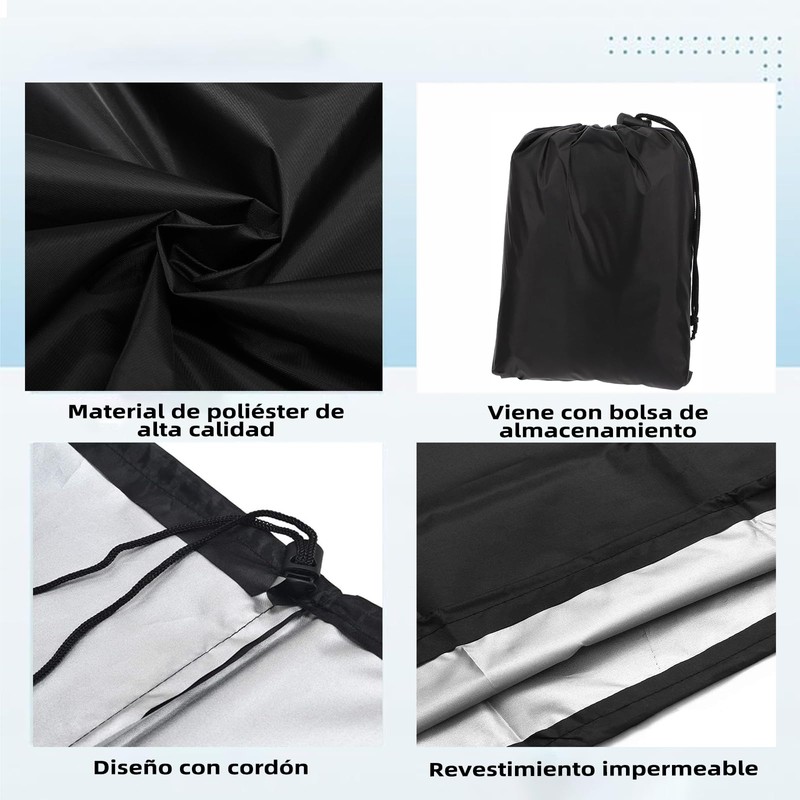 Funda para Mesa de Ping-Pong,Oxford 600D Cubierta Plegable Tenis de