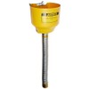 Justrite 11089 Bolt-On Funnel with Galvanized Hose, 1" OD x