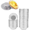 XYSRXWY 50PCS Silver Mini Pie Tins, Round Tart Pie Foil
