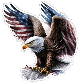 American Eagle Sticker - 4 Inch
