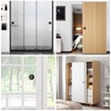 MOROBOR Round Self-Stick Sliding Door Handle, 2 Pack Closet Door