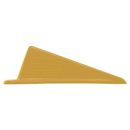 Shepherd Hardware 3763 Heavy Duty Jumbo Rubber Door Wedge, Yellow, 3-1/2 Inch