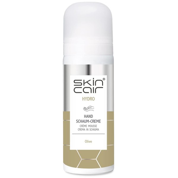 skincair Hydro Olive Hand Foam - Rich Hand Cream for Care of All Skin Types, Intensive Care for the Hands - 50 ml
