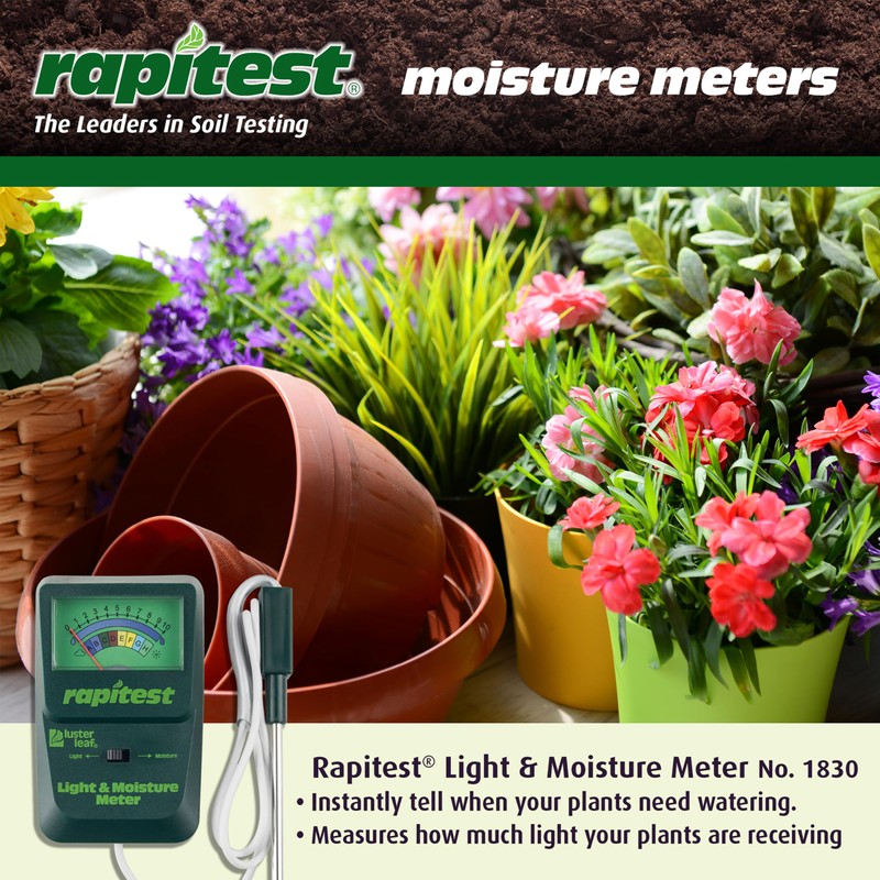 Luster Leaf JEN-639 Rapitest Moisture and Light Combo Meter