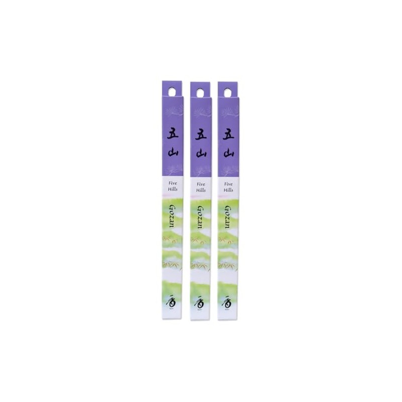 Shoyeido Five Hills Incense, Pack of Three