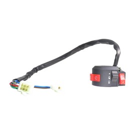 Autu Parts Left Handlebar Start ATV Kill Light Starter Switch Fit for 50cc 70cc 90cc 110cc 125cc