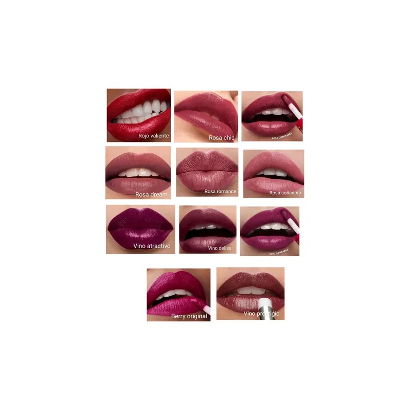 Labial Duo Tattoo Esika Indeleble Colorfix (7 Pzas).