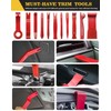 Poraxy Trim Removal Tool,120Pcs Car Panel Door Audio Removal Tool