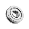 ASHATA 10 Pieces U604ZZ 3D Printer Pulley Wheel Bearings, U-Groove