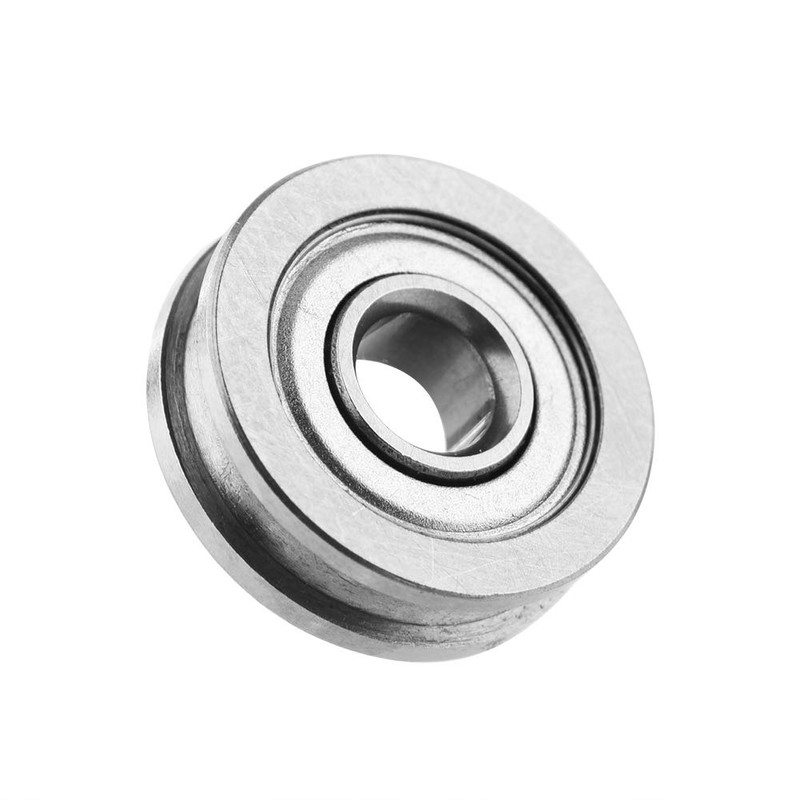 ASHATA 10 Pieces U604ZZ 3D Printer Pulley Wheel Bearings, U-Groove