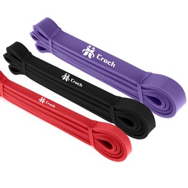 Croch NT40092-RBlPu Training Tube, Pull Up Tube, Fitness Tube, Rubber Tube, Stretch, Muscle Training, Exercise Band, High Strength, Durable, Pull Up Aid Tube, Training, Yoga, Unisex